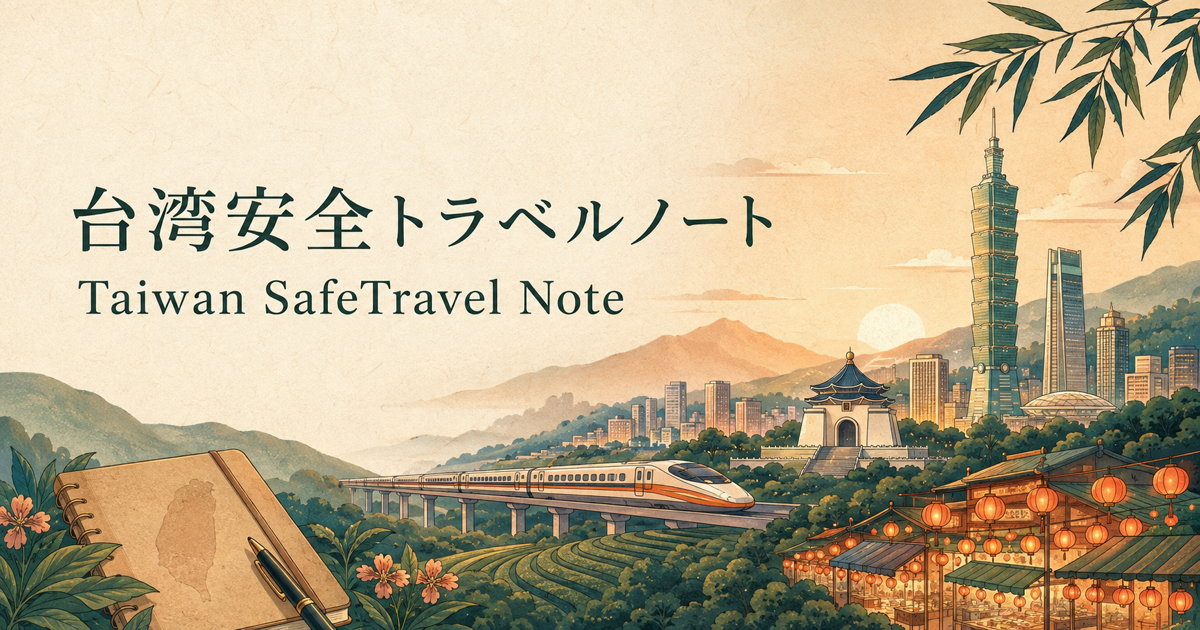 台湾安全トラベルノート